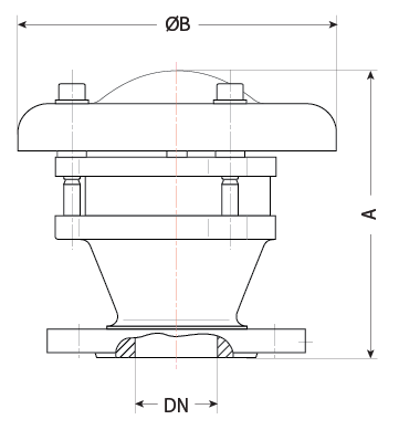 Model 934-BP Dimensions Illustration