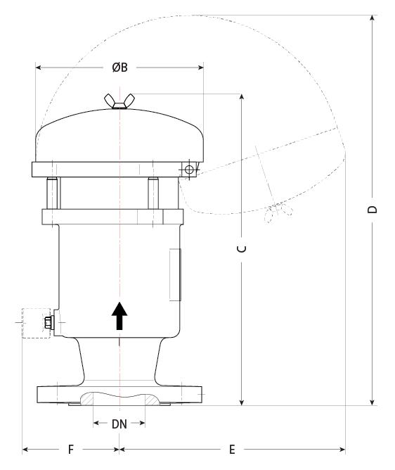 Model 935 Dimensions Illustration
