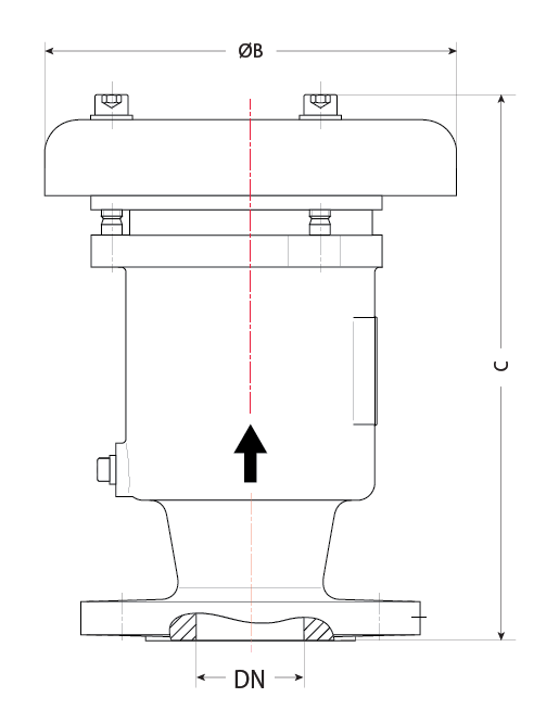 Model 935-E Dimensions Illustration