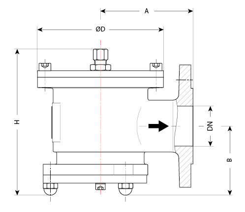 Model 936-E Dimensions Illustration