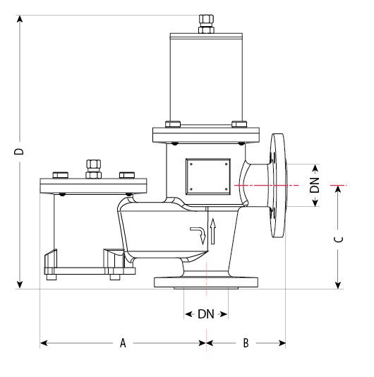 Model 945-EL-E Dimensions Illustration