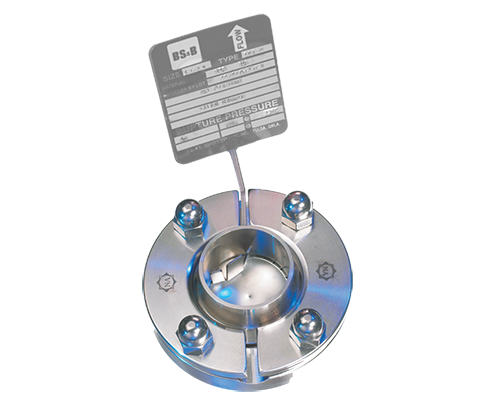 GCR-N Disk installed in NovAseptic fitting