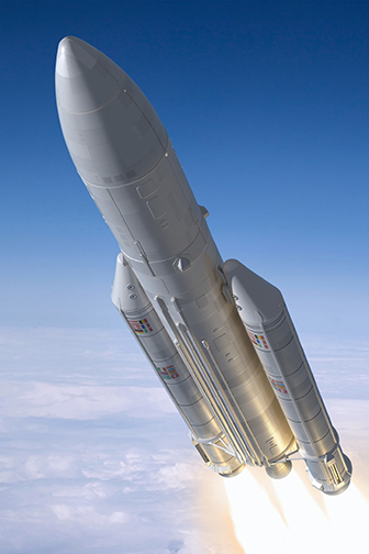 Launch of the carrier rocket
