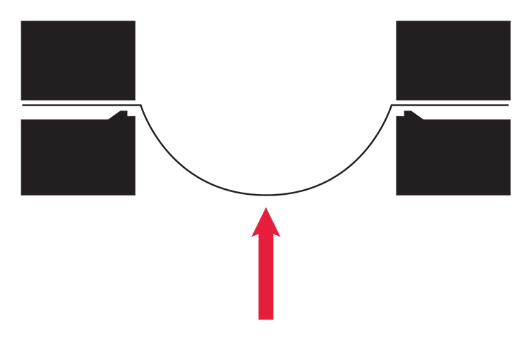 Reverse disk cut away illustration